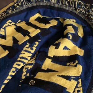 Michigan Wolverines blanket
